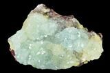 Lustrous Hemimorphite Crystal Cluster on Mimetite - Congo #148438-1